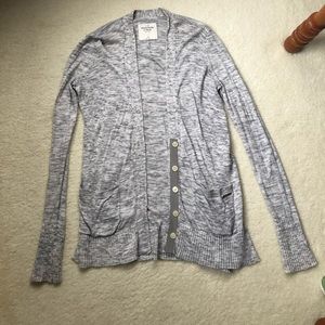 Grey Abercrombie and Fitch Cardigan